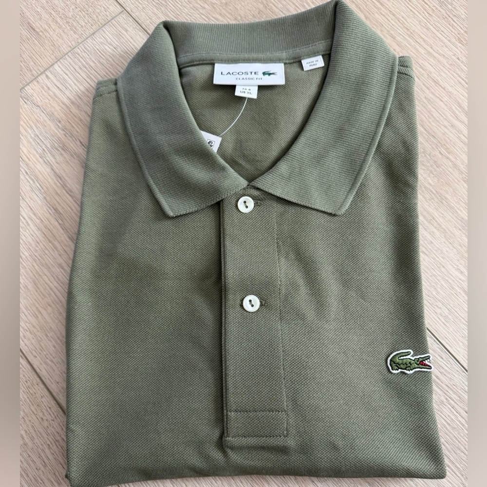 Men's Classic Fit Original L.12.12 Polo khaki green XL